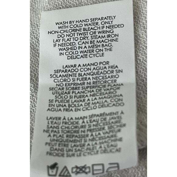 CABI LONG SLEEVE CREW NECK PULL- OVER TOP, WOMENS, XL, LIGHT GREY, HIGH-LOW - Picture 12 of 12